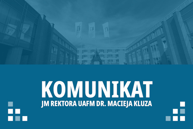 Komunikat Rektora w sprawie terminu rozpoczęcia zajęć | Rector’s Statement on the start date of classes